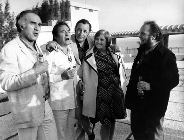 M. PICCOLI, U. TOGNAZZI, P. NOIRET, A. FERREOL, M. FERRERI, Cannes