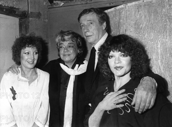 MONTAND, SIGNORET, GRANDJEAN, ALLEGRET, Paris 1970
