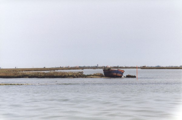 La lagune de Venise à Murano.