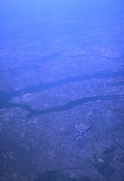 Vue aérienne de Manhattan