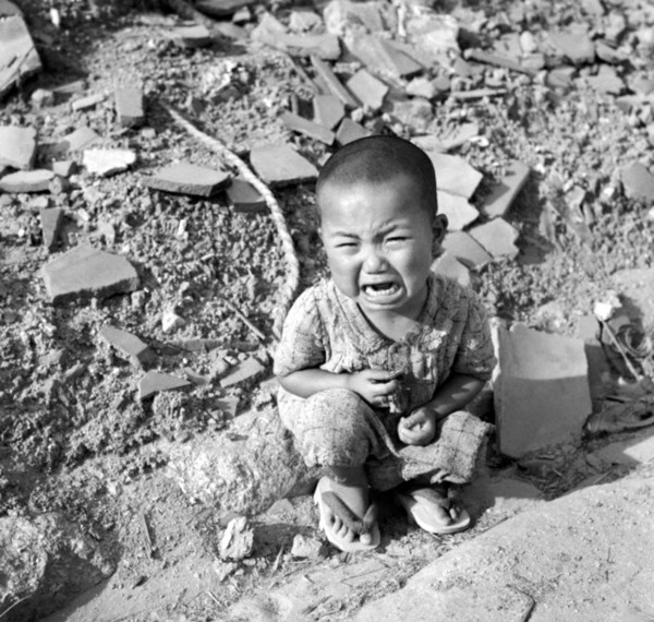 On Monday, August 6, 1945, at 8:15 am, the nuclear bomb 'Little Boy' was dropped on Hiroshima by an American B-29 bomber, the Enola Gay, directly killing an estimated 80,000 people.

By the end of t...