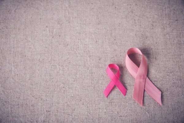 Pink Ribbons toning background, Breast cancer awareness and Abdominal cancer awareness