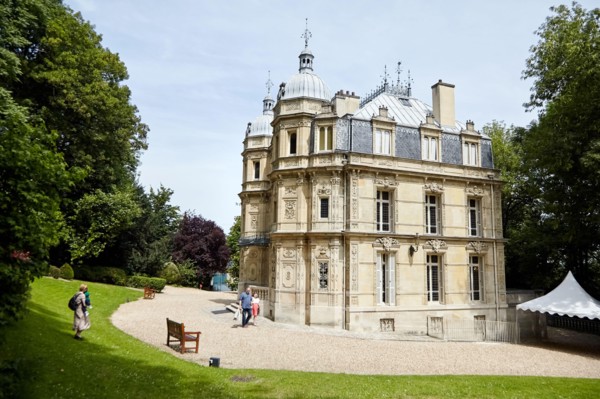 Le Port-Marly, France - June 24, 2018: The Chateau de Monte-Cristo (architect Hippolyte Durand) is a house museum of the writer Alexandre Dumas