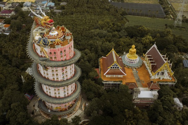 Wat Samphran, Dragon Temple, Bangkok, Thailand