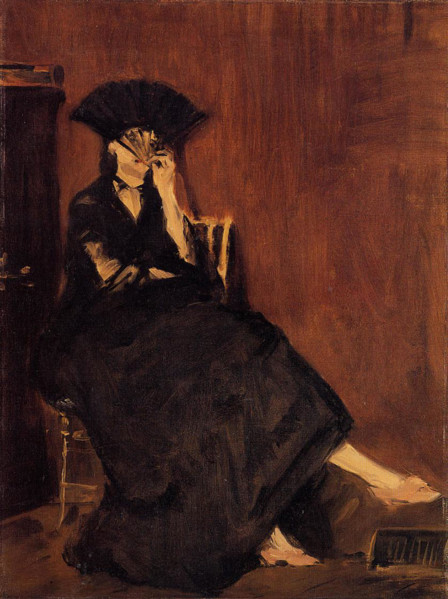Édouard Manet - Berthe Morisot à l'éventail