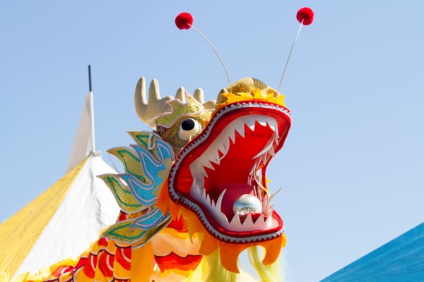 Chinese dragon for Chinese new year