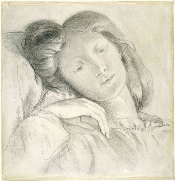 Rossetti  Dante Gabriel - Portrait of Elizabeth Siddal 4