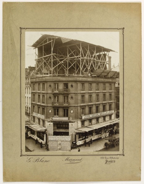 Rivoli Street. Facade of the Samaritan woman, rue de Rivoli, 1st arrondissement, Paris Blanc, Germain. Rue de Rivoli. "Façade de la Samaritaine, rue de Rivoli, 1er arrondissement, Paris". Tirage au gé...