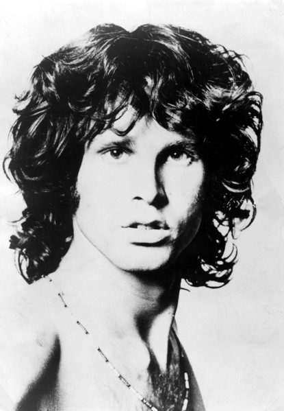 Portrait of The Doors lead singer Jim Morrison