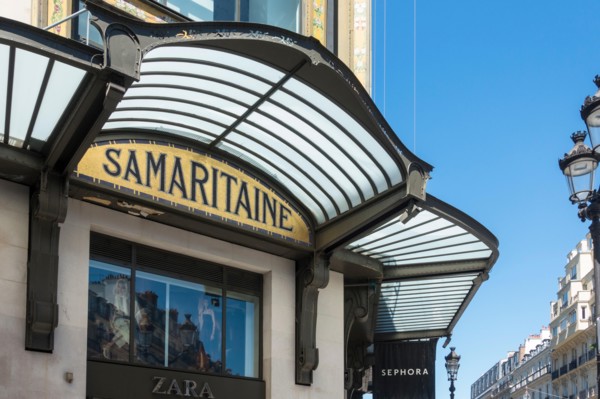 La Samaritaine, department store, new building under construction, Paris, France.