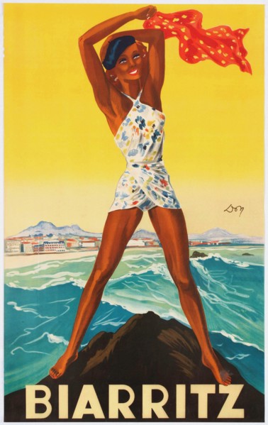 Vintage Travel Biarritz