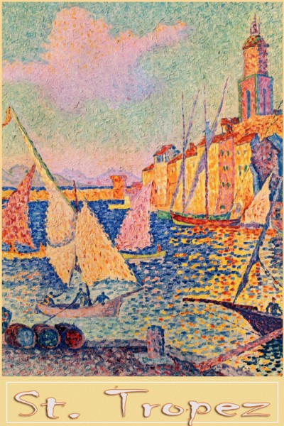 Vintage Travel St. Tropez