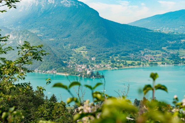 View of the Annecy lake