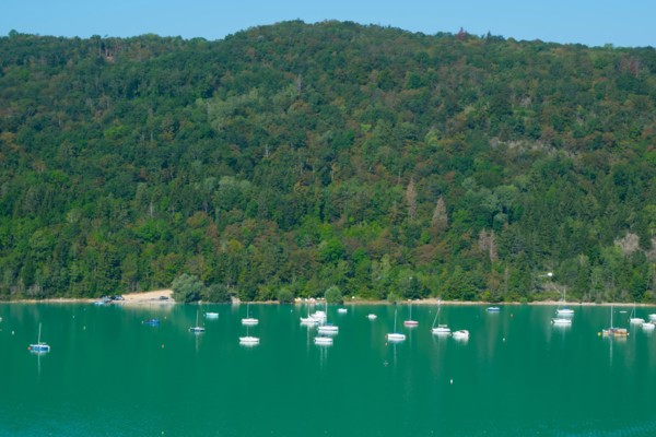 Stunning lac de Vouglans in the Franche Comté region in France