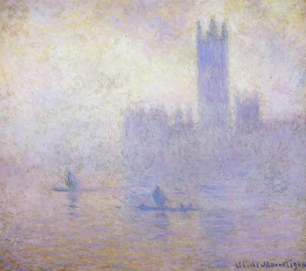 Monet, Le Parlement, effet de Brouillard