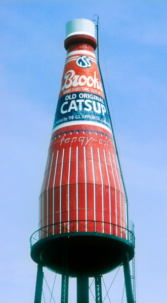 Worlds Largest Ketchup Bottle in Collinsville Illinois