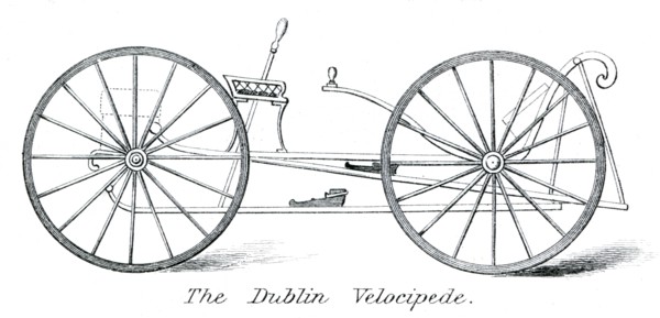the dublin velocipede human-powered vehicles wheels bike bicycle transport