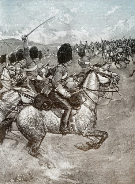 the Scottish 93rd Highland Regiment, Battle of Balaclava, 25 October 1854, Crimean War, 1853 - 1856,