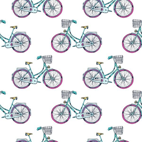 Bicycle with Cart