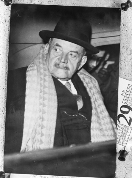 Edouard Herriot. Leader of the French radical party and mayor of Lyon, prospective member of the Academie Francaise, November 15, 1946, politicians, portraits, The Netherlands, 20th century press agen...