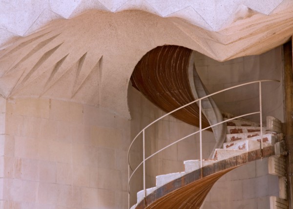 Spiral Staircase Sagrada Família Gaudi Barcelona