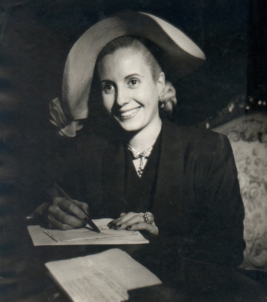 Eva Peron, former Argentinian First Lady and political leader