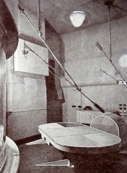 A very early printed photograph of a BBC announcer reading the news.  The BBC began daily radio services in London  in the 1920s on the radio station 2LO. Under the general management of 33 year old J...