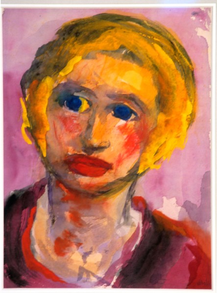 Österreich, Wien, Albertinaplatz, Palais Erzherzog Albrecht (Albertina), Gemälde von Emil Nolde