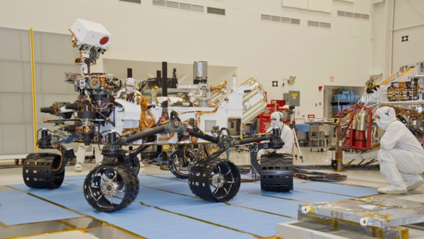 Mars Rover Curiosity, Turning in Place