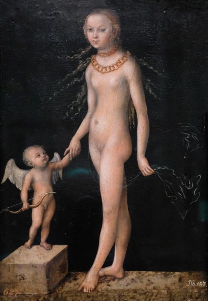 Venus and Cupid, Lucas Cranach, circa 1530