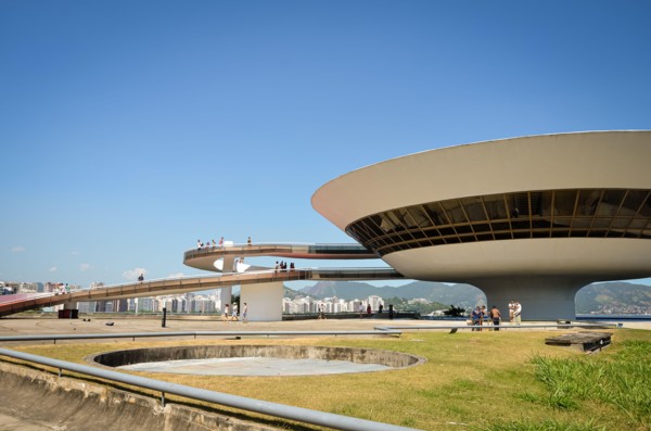 Niteroi Contemporary Art Museum, Rio de Janeiro, Brazil