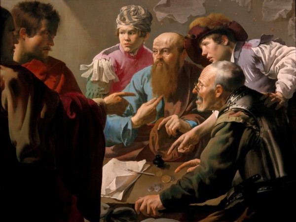 The calling of Saint Matthew by Hendrick ter Brugghen