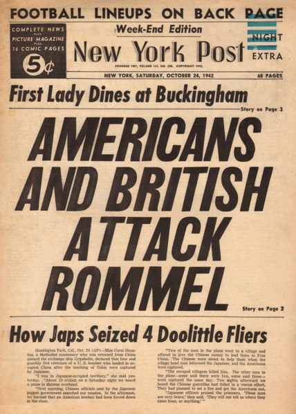 1942 New York Port Operation Torch American & British invasion of North Africa