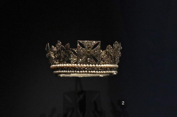 An exhibition exploring the life of George IV reunites for the first time items that were commissioned and worn by the king at his famously flamboyant coronation at Westminster Abbey , London ,in 1821...