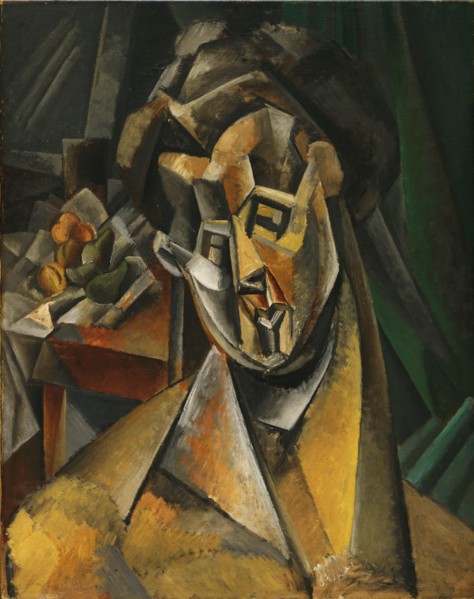 Pablo Picasso. (Spanish, 1881-1973). Woman with Pears. Horta de Ebro, summer 1909. Oil on canvas.
