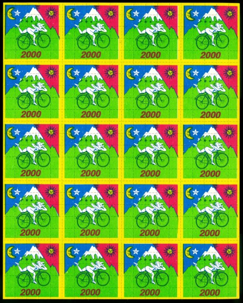 Albert Hofmann LSD blotter art