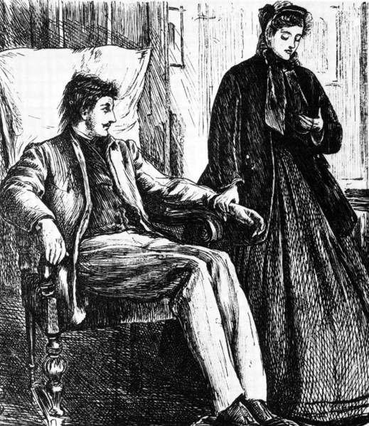 ENGLISH WOMAN DOCTOR in an 1865 engraving