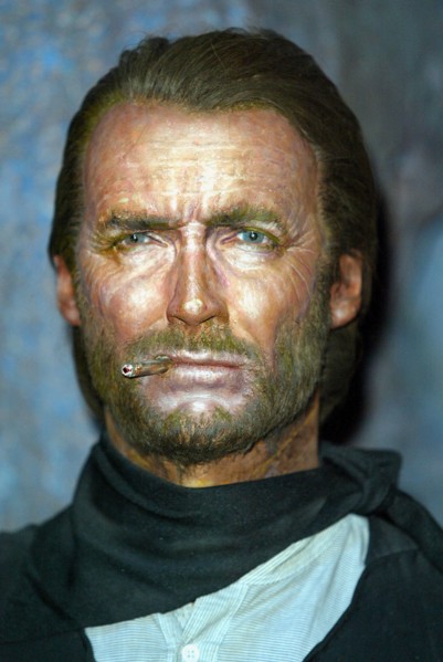 CLINT EASTWOOD HOLLYWOOD WAX MUSEUM HOLLYWOOD LOS ANGELES USA 07 October 2003