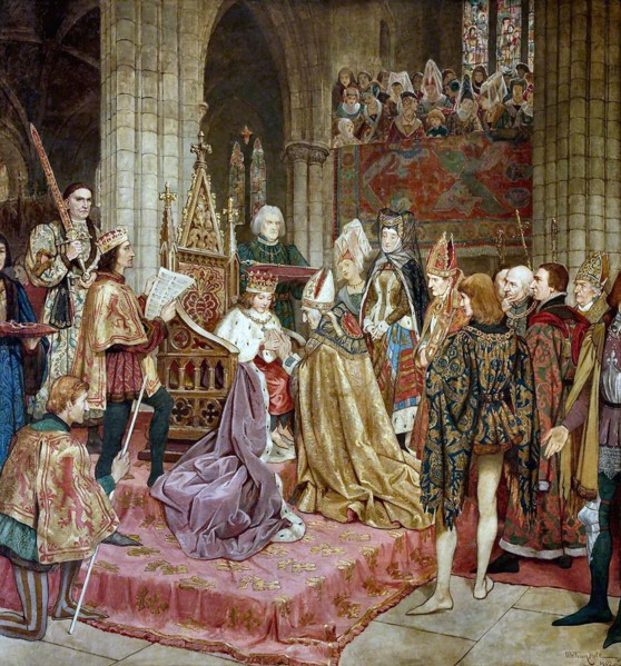 Hole  William Brassey - the Coronation of King James II at Holyrood  1437