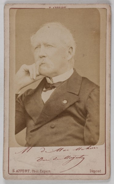 Portrait of Patrice MacMahon, (1808-1893), (Marshal of France, President of the Republic from 1873 to 1879) Portrait de Patrice de Mac-Mahon, (1808-1893), Maréchal de France, Président de la Républiqu...