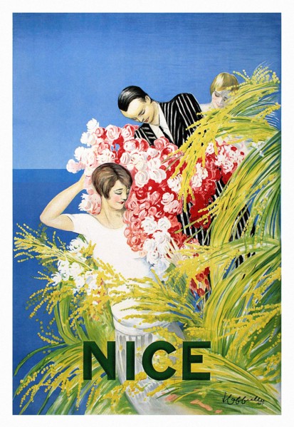 Nice by Leonetto Cappiello (1875-1942). Poster published in 1927 in France.