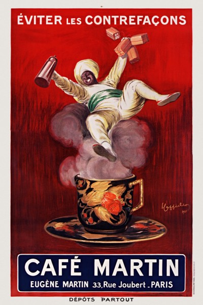 Café Martin by Leonetto Cappiello (1875-1942). Poster published 1921 in France.