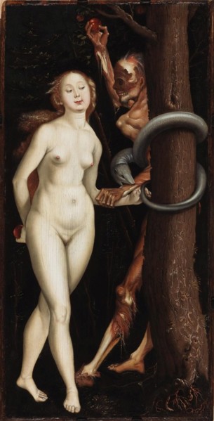 Hans Baldung Grien - Eve, Serpent and Death.