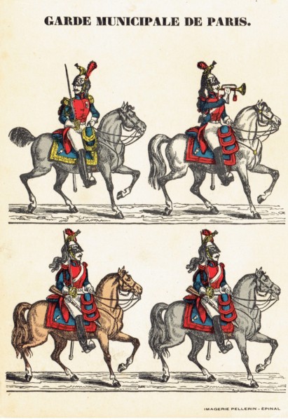 Garde Municipale de Paris par Pellerin, Second Empire
