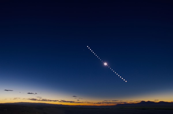Solar eclipse sequence;