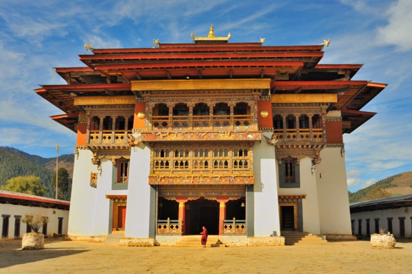 Gangte (Gangtey) Goemba, Phobjikha Valley, Bhutan