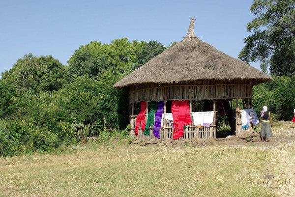 African hut in Ethiopia