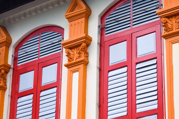 colorful house, little india, singapore