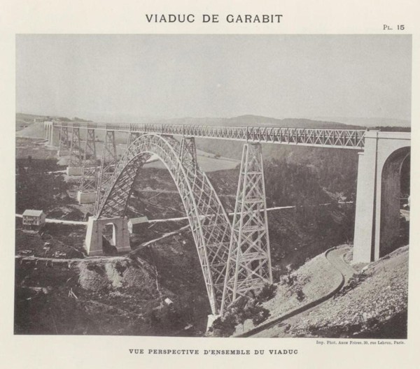 Viaduc de Garabit Planche 15 - Mémoire de G. Eiffel