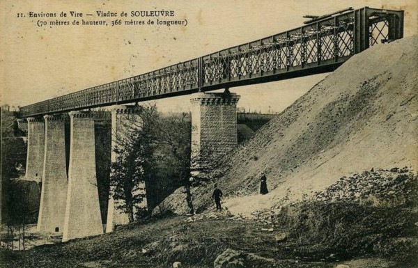 Calvados viaduc souleuvre cpa vuegenerale.